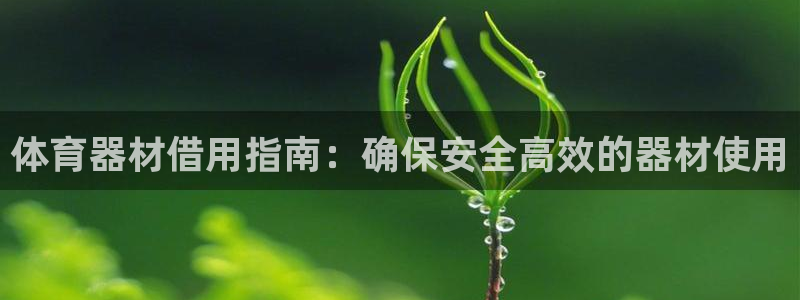 富联官方网站入口下载：体育器材借用指南：确保安全高效
