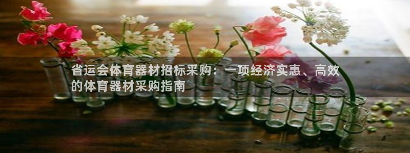 富联娱乐真的吗：省运会体育器材招标采购：一项经济实惠