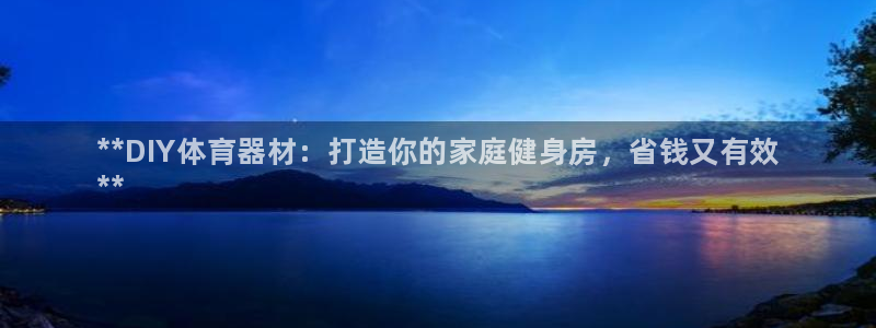 富联平台加认 58.53.4I：**DIY体育器材：